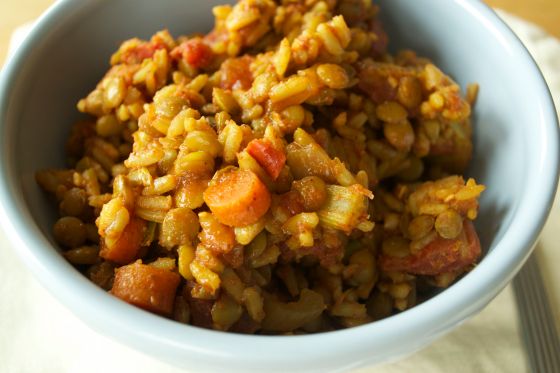 lentils and rice